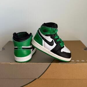 Nike Air Jordan 1 Retro High “Lucky Green” Toddler Sneakers - SZ 4 C